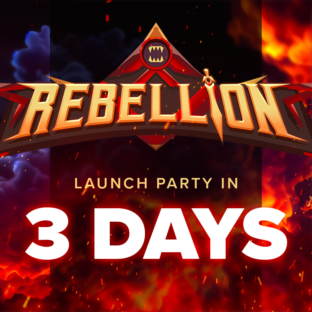 Join us for the Rebellion Launch Party on December 5th from 12-3 pm EST in Discord!