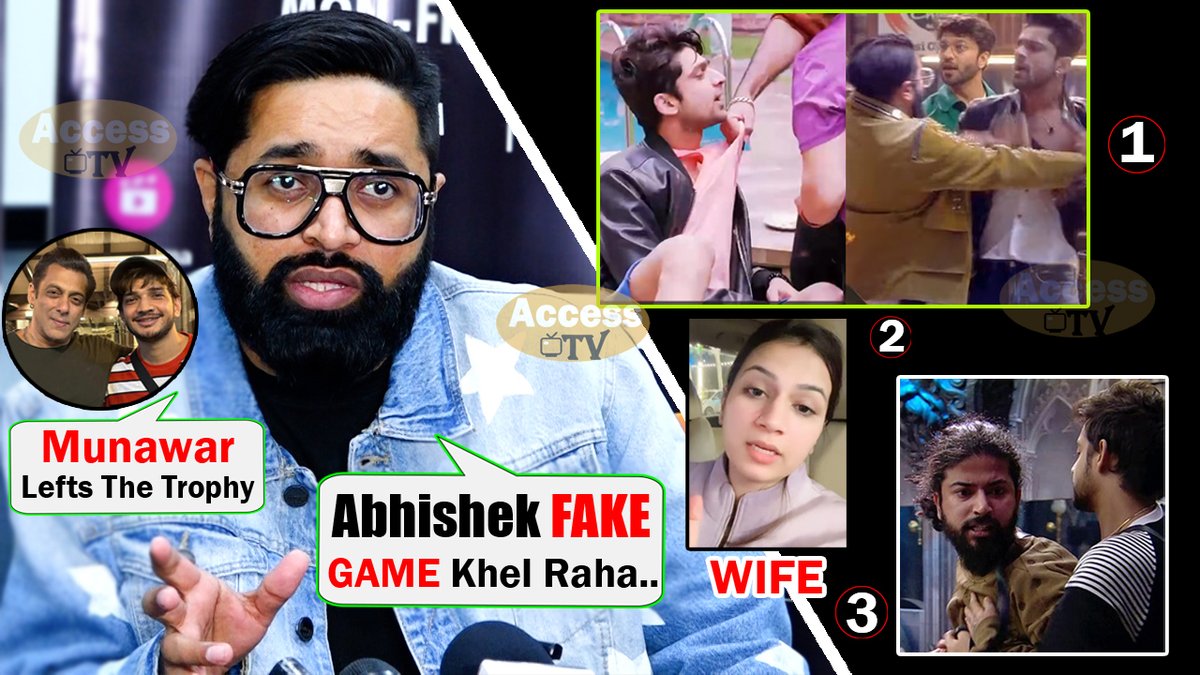 AccessTV2's tweet photo. Tehelka Eviction Interview - #WeekendKaVaar #BBKingMunawar 

video link - https://t.co/YDZBiRa1cm

#BiggBoss17 #BiggBoss17OnJioCInema #Uk07Rider #AnkitaLokhande𓃵 #VickyJain #WKV #TehelkaBhai #AbhishekKumar #KaranJohar #ArunMashettey #ArunMashetty https://t.co/8NbCIJZ6t5