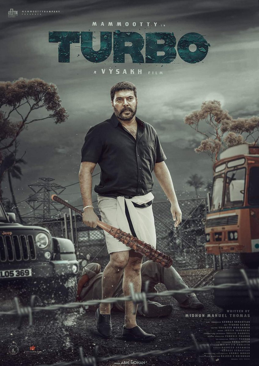 GoldwinSharon's tweet photo. Turbo Fan-Made 🔥 🔥 🔥 

#Mammootty  | #Vysakh | #MidhunManuelThomas |#Mammootty𓃵 |#MammoottyKampany |#Turbo |#turbomovie |#turbofirstlook https://t.co/pz6UMW5tnI