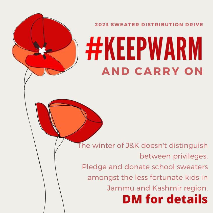 2023 sweater distribution
#keepwarm  #channel22