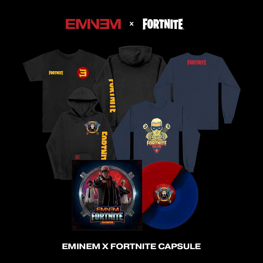 Eminem standing against wall