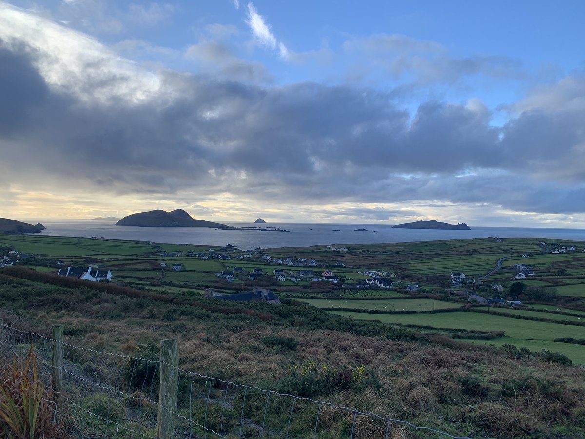 With Bas of the @EIRSAT1 team at the Kerry ground station in the stunning setting of Dún Chaoin. All still overjoyed following yesterday’s successful launch.