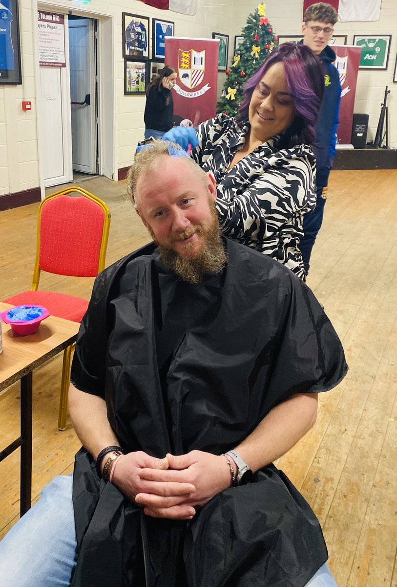 Come along to the club for ‘Shave or Dye’. First up! Joe Waters!
