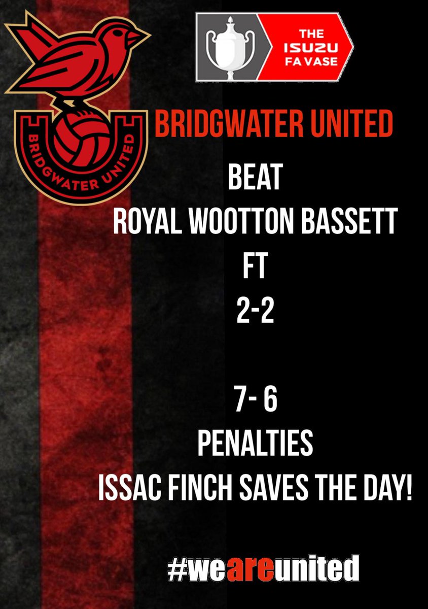 Bridgwater United FC tweet media