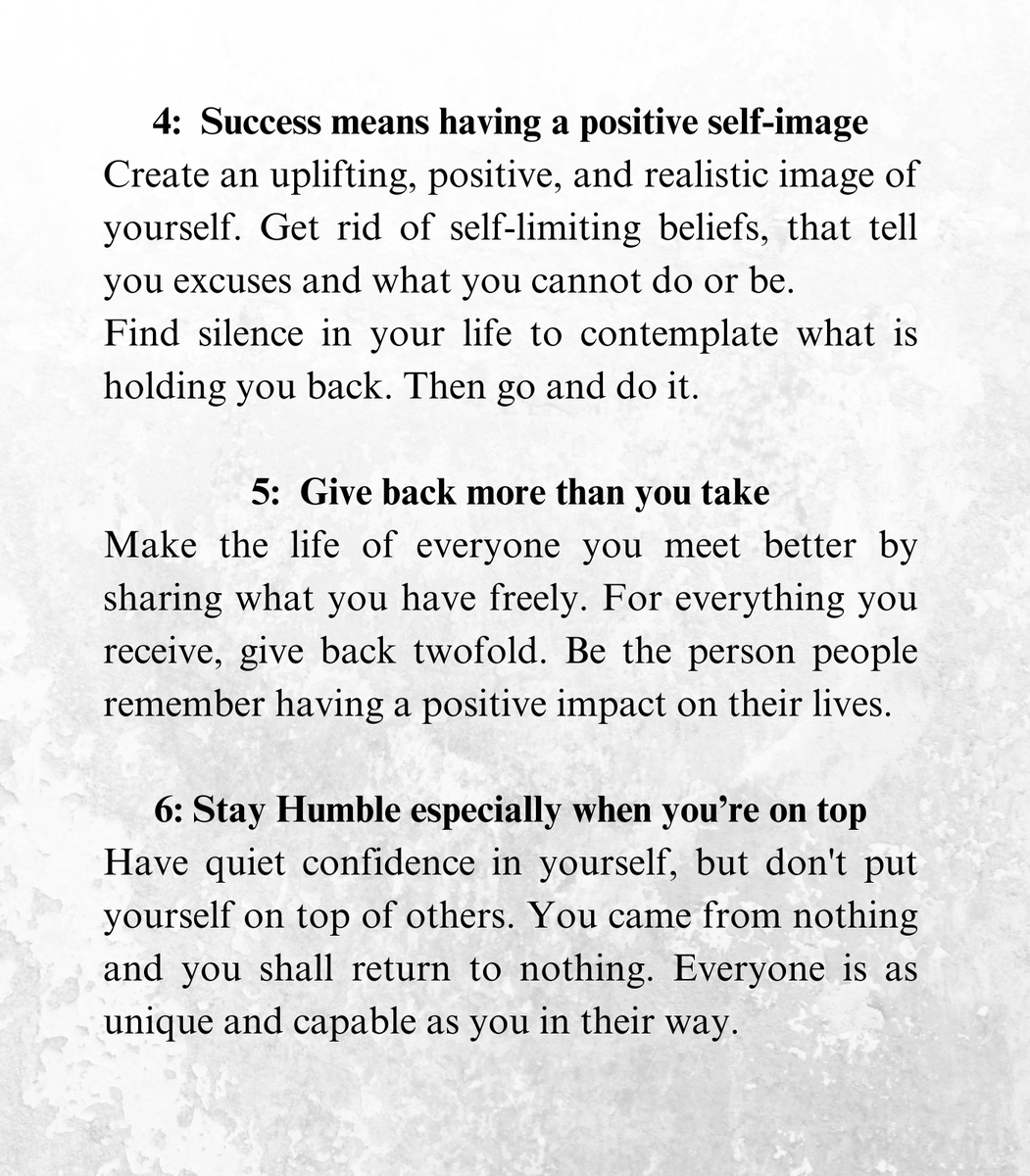 Helpful Success Success comes to those who know what they do. Here are 12 principles of ...