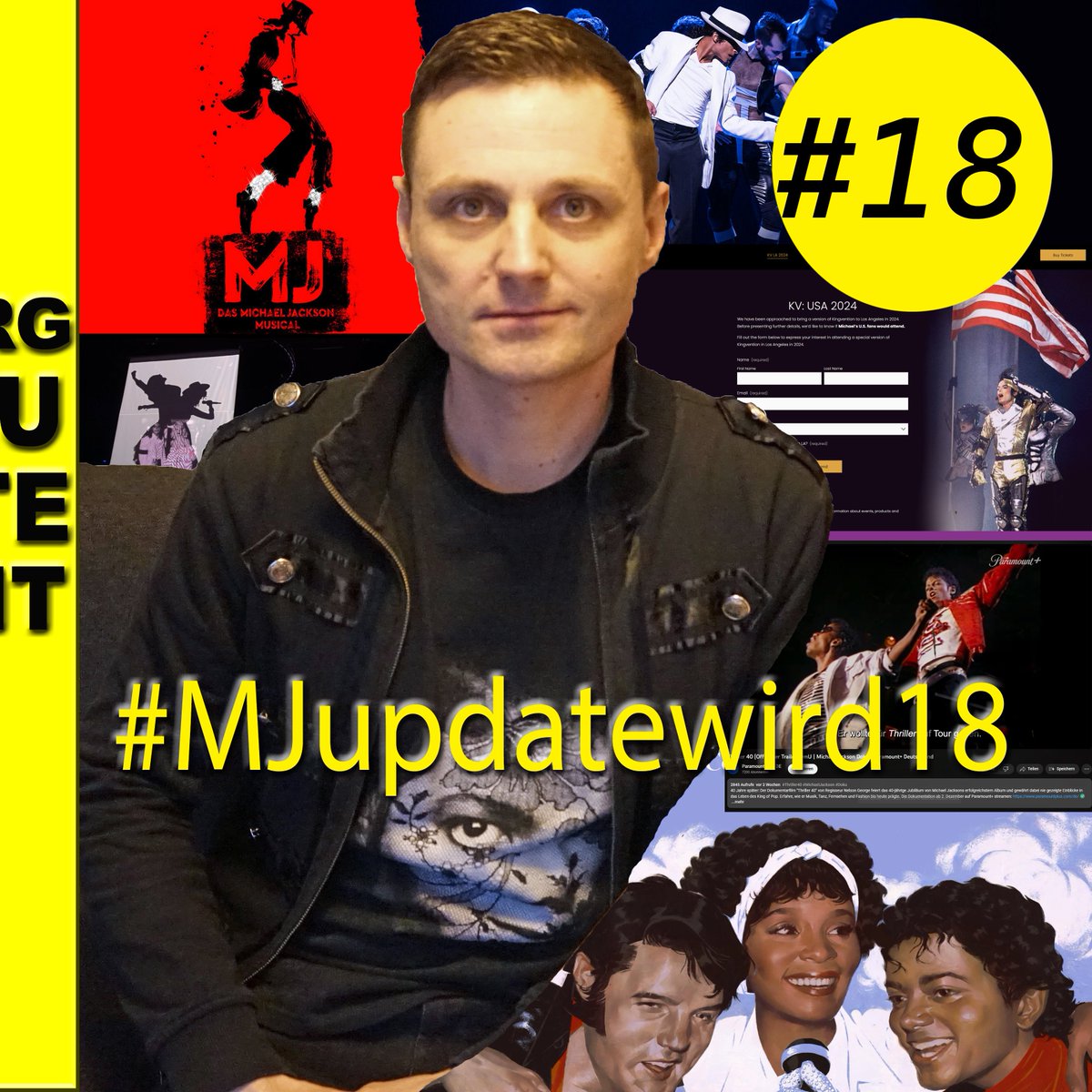 mjupdatebyharry's tweet photo. Heute neu: 
1. Die #MichaelJackson Doku zum legendären #Thriller Album: #Thriller40 die Dokumentation um 20:15 Uhr auf #mtv 
2. Eine neue Folge #MJupdate - Die Michael Jackson Show auf meinem YouTube Kanal:
https://t.co/pjRMbiC4R5
In der neuen Folge geht es um aktuelle MJ-News. https://t.co/7vY3O7l9C3