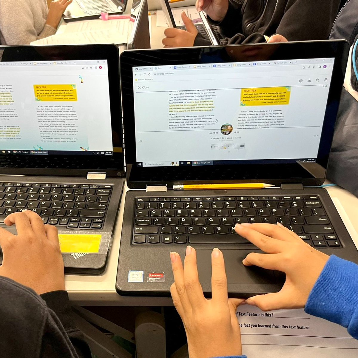 Sorareadingapp's tweet photo. 🏫📚 #SoraApp weekly roundup!

◾ @MsStargardter shares her latest borrowed title 📖
◾ @BreamoreSchool enjoyed their reading slot using the #SoraApp 📚
◾ @501ps66 uses the #SoraApp to annotate a digital text 💻
◾ @abgerman and students browsing in the #SoraApp https://t.co/om3mSpQXIc
