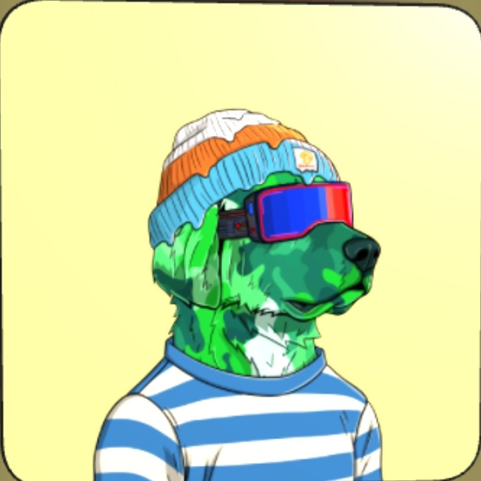 cryptonft782's tweet photo. Happy to get #pupgrade and got cool #goodboi
#TheGoodboiLife
Thanks @PyreneesPack for cool art and smooth claim process. https://t.co/1bjGtAy8ur