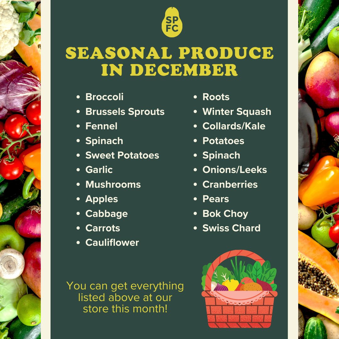 You can get everything listed at our store this month!

🍎🍇🥕🥦🍋🍐🥬🍠🍊