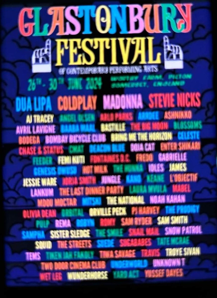 Shenaldo666's tweet photo. @festivalglasto 🤫👀 https://t.co/v8u8VGFcG2