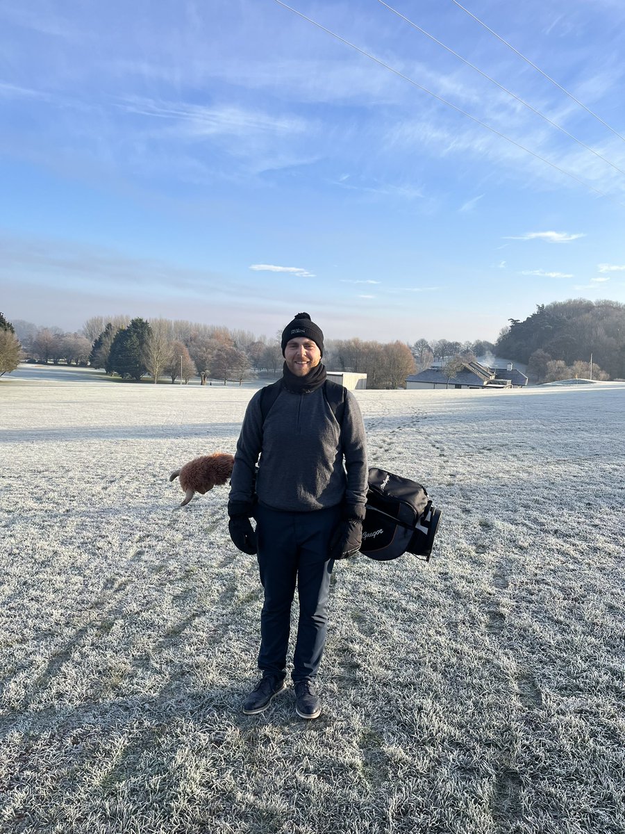 When did you last play golf in -1 degrees?