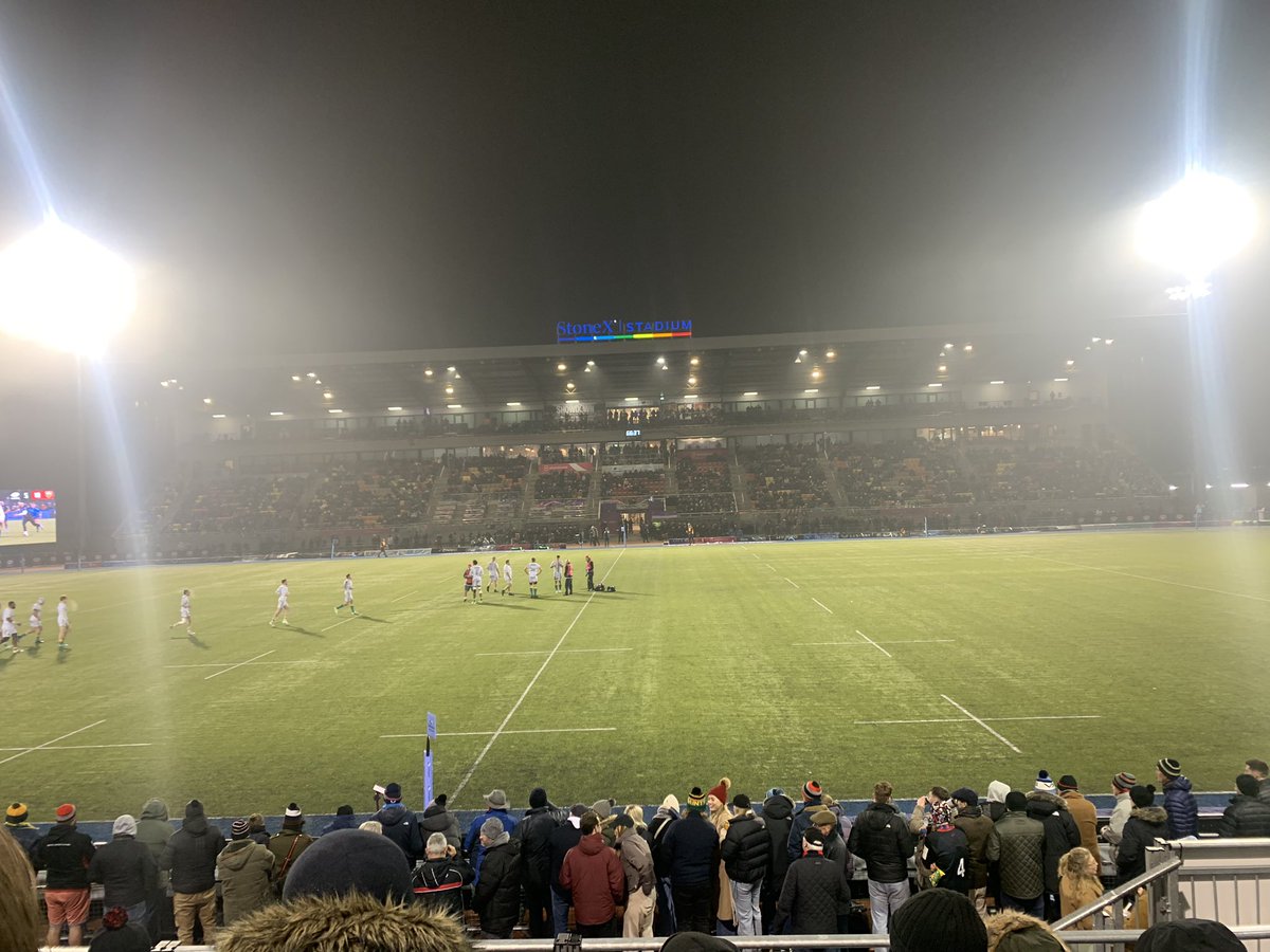 Stumpy7780's tweet image. Never been so late to a game. Made it just in time… for the second half