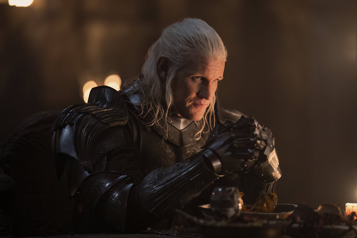 mattsmitharchve's tweet photo. Matt Smith as Daemon Targaryen 🖤 https://t.co/d4jnOIdGjA