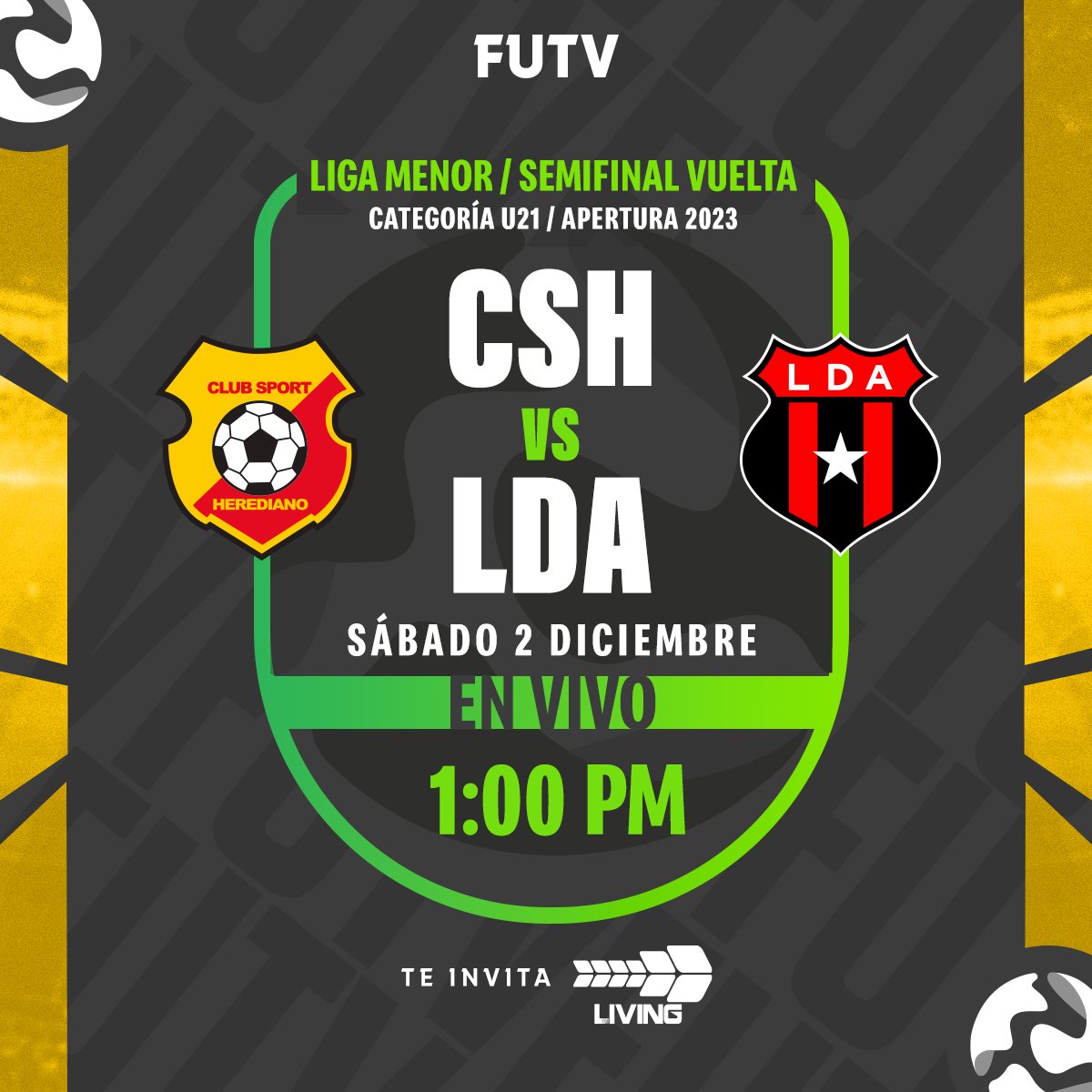 FUTVCR's tweet photo. 🏆 | Liga Menor / Torneo U-21
🆚 | Herediano vs Alajuelense
⏰ | 1:00 pm
📺 | FUTV

🔗 https://t.co/x8E1tQir02 https://t.co/VgyXIZCLop