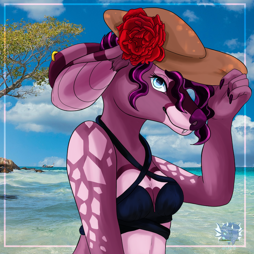 ChrystalDraw's tweet photo. Good morning !
So you opened your first calendar box ahead? For my part, I'm still stuck in summer, it's starting to get so cold 🤣
Ych Summer for @spiritinthesnow  with her oc :)
I hope you like it 🙂 https://t.co/PbnKqazkXs