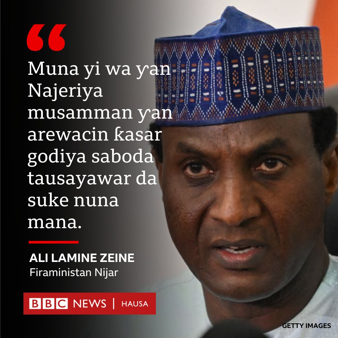 Firaministan ya ce suna yi wa talakawan Najeriya godiya amma bai gamsu da kalaman Ministan Harkokin Wajen Najeriya, Yusuf Tuggar ba - kan cewa sojojin Nijar sun ƙi bayar da haɗin kai don a yi sulhu.