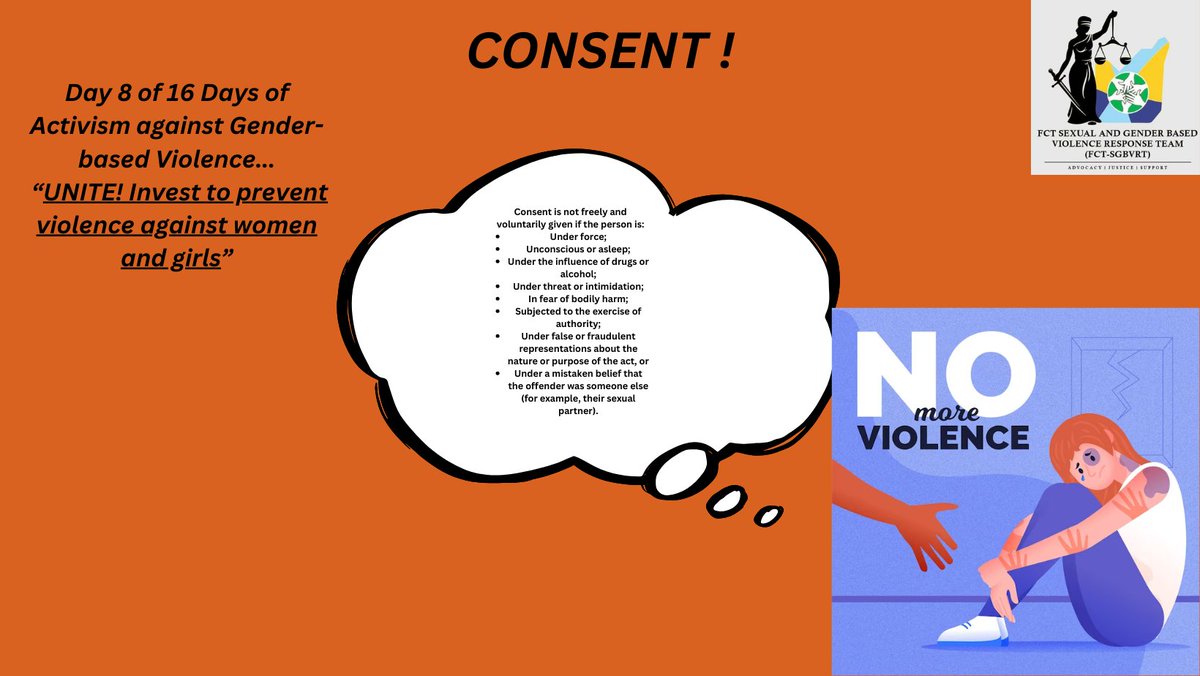 FCT-Sexual and Gender Based Violence Response Team tweet media