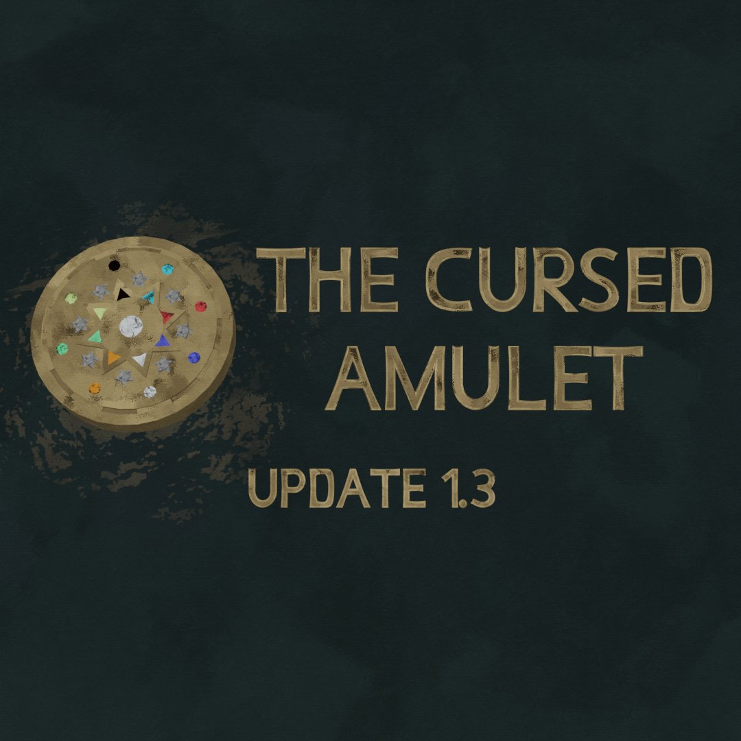 📢 Update 1.3 for #TheCursedAmulet is here! 🧩

This update includes additional translations and minor bug fixes.

Check out the full changelog here:
store.steampowered.com/news/app/24106…

#Update | #puzzle | #adventure | #escaperoom | #free | #freegames