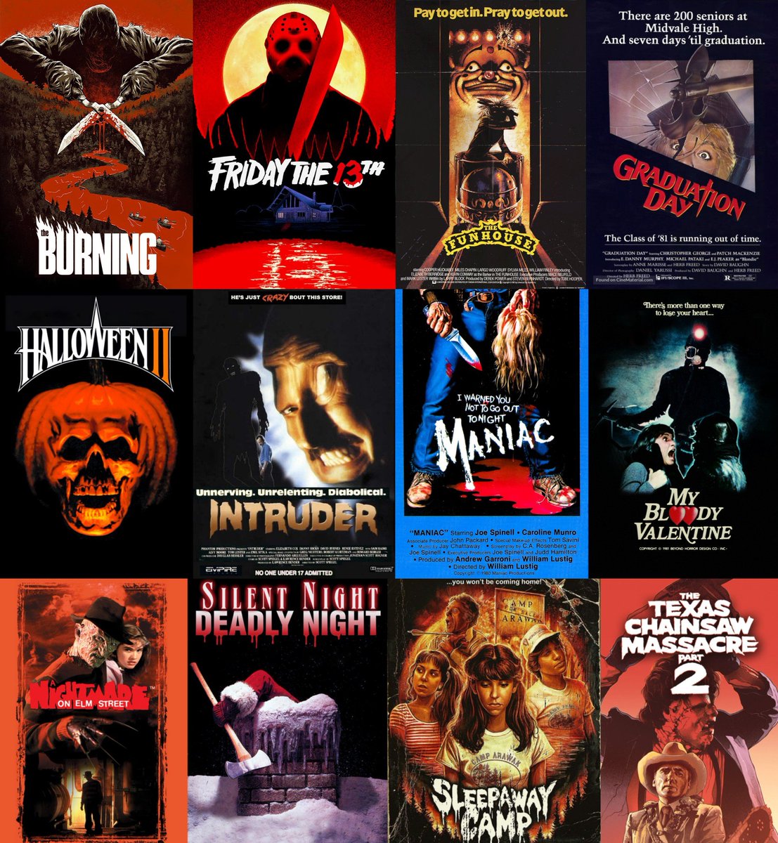 EVILSCRE4M's tweet image. the superior slasher movie of the 1980s is...?