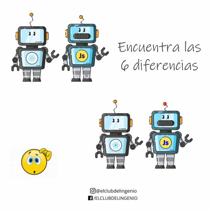 Encuentra las diferencias y entrena tu memoria visual. La consigna es visualizar durante algunos minutos la primera imagen del juego, luego la segunda para encontrar las 6 diferencias que tiene con la anterior. Comprueba la solución en el siguiente link:
bit.ly/3sSJB8e