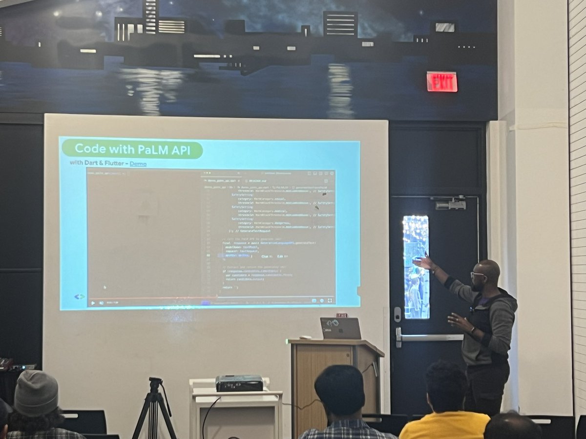 AlliGbolahan's tweet photo. .@bwnyasse deep diving into “Crafting Intelligent Flutter Apps!”
#DevFestBoston
@bostonandroid @GDGCloudBoston https://t.co/deSwjTbcbn