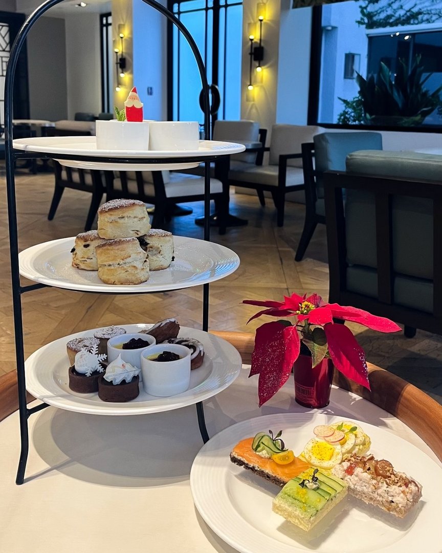 The London WeHo (@thelondonweho) on Twitter photo Indulge in a whimsical winter wonderland tea, inspired by Willy Wonka! Delight in sugar-coated gingerbread crullers, not-so-burnt eggnog custard, and an exquisite selection of tea sandwiches.
Available every Saturday and Sunday in December except for Christmas Eve. Indulge in a whimsical winter wonderland tea, inspired by Willy Wonka! Delight in sugar-coated gingerbread crullers, not-so-burnt eggnog custard, and an exquisite selection of tea sandwiches.
Available every Saturday and Sunday in December except for Christmas Eve.