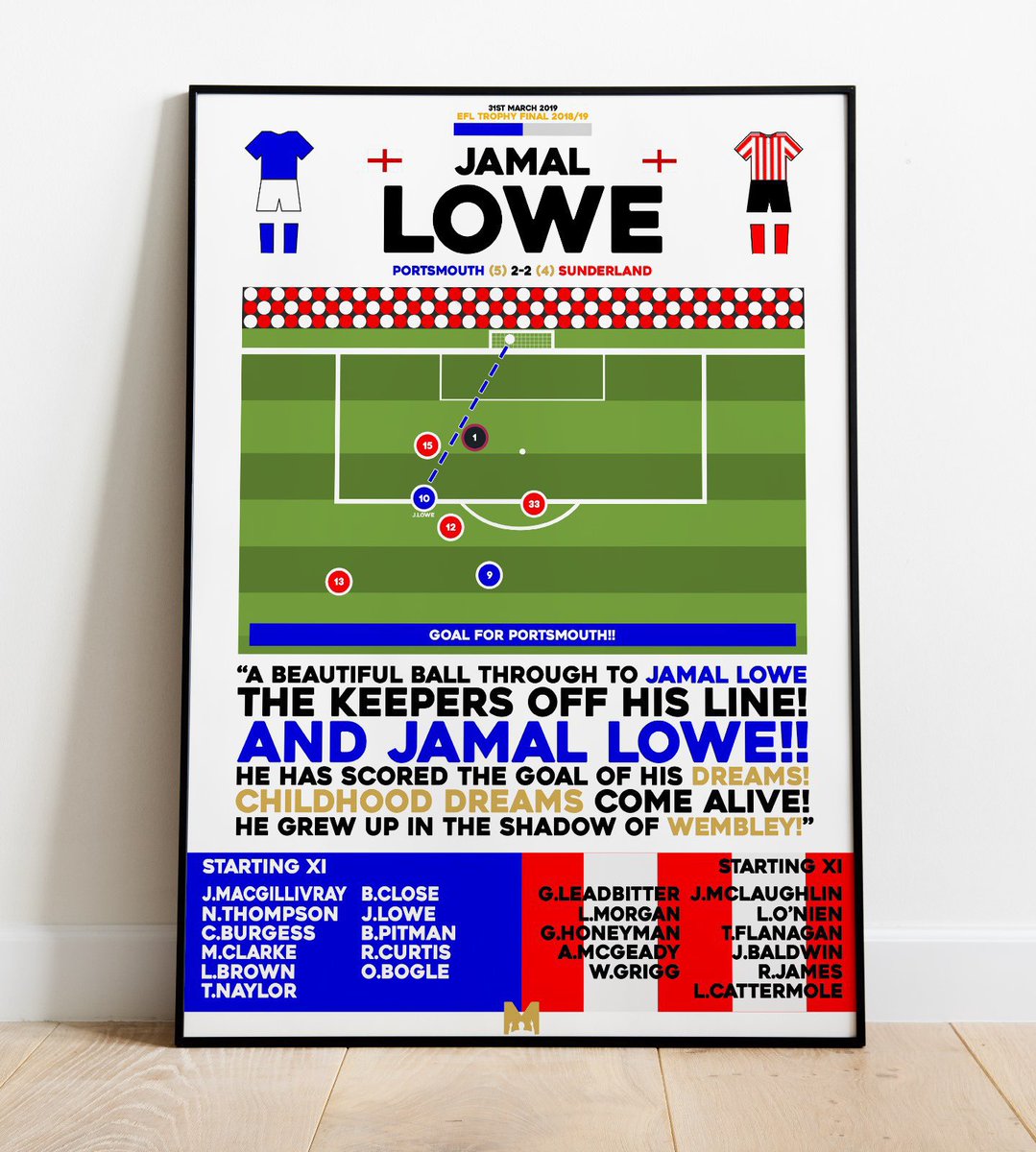 🚨 FRAMED PRINTS GIVEAWAY🚨 🤝We have partnered up with @MezzalaDesigns to giveaway prints of some iconic moments in #Pompey's history! 🔵 To Enter: 🔄 Repost 🤝Follow @PompeyNewsNow & @MezzalaDesigns #PompeyHistory
