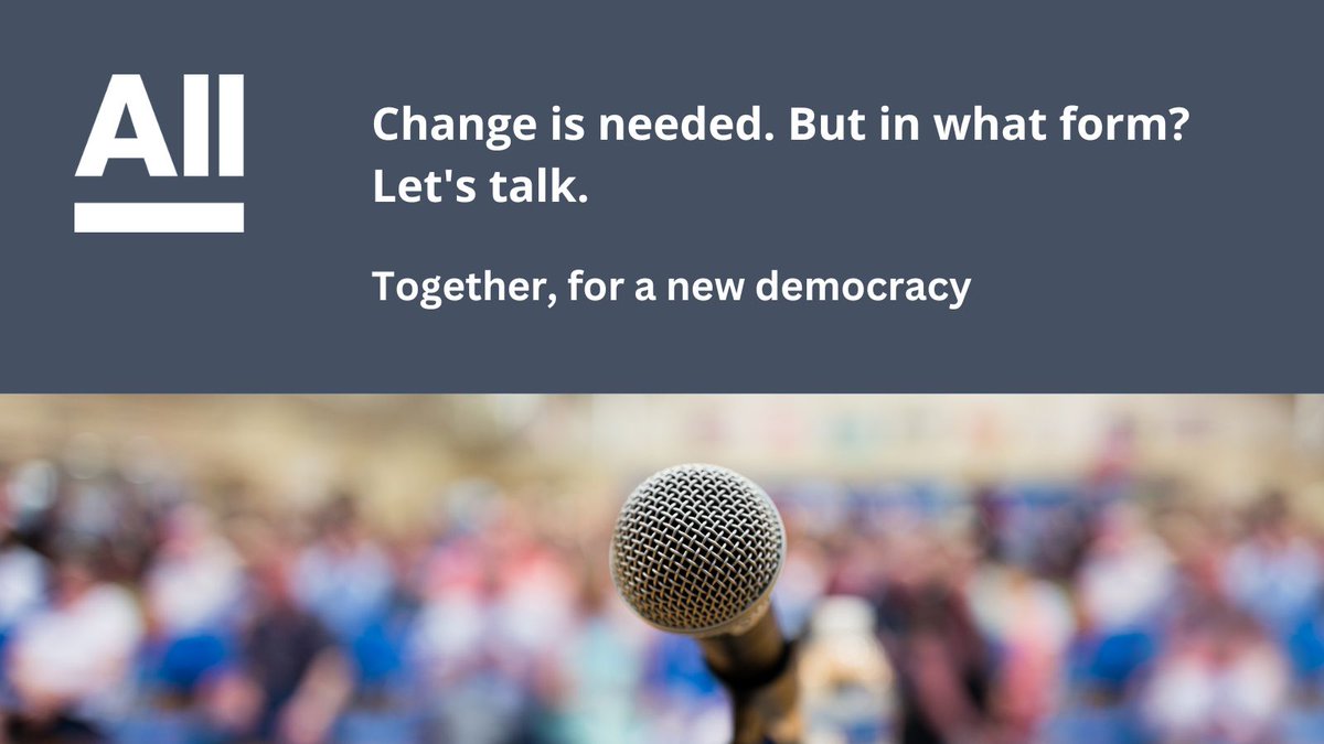 We need to talk about how to make the UK's government better. #DemocracyIsAVerb #LetCitizensSpeak bit.ly/481pH9K