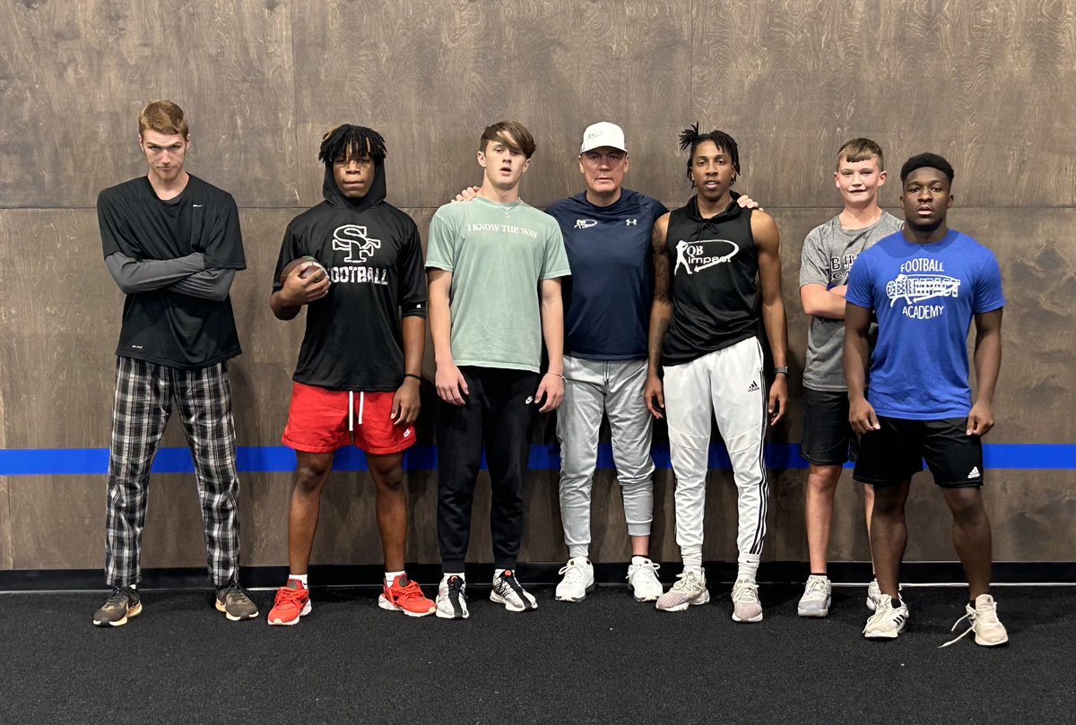 Saturday Morning @ ISP OKC QB #WORK 2025 Edmond Santa Fe QB @thedanielnewton 2026 Duncan QB @sawyer_rice07 2029 Bowling Green, Kentucky QB @hholloway2029 Sawyers drove almost 2 hours to train. Hunter drives 12 hours to train, whatever it takes. 3 committed, dynamic young men!