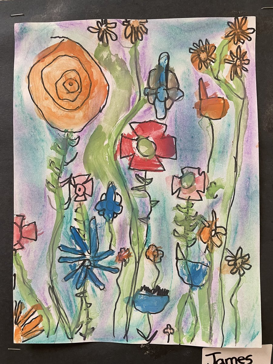 A student passed by and said, “This art looks like art. “. Yes it does! Outstanding Art learning and creativity in <a href="/jaimelyn27/">Jaime-Lyn Hugh</a> class of gr. 3’s! #sd36learn