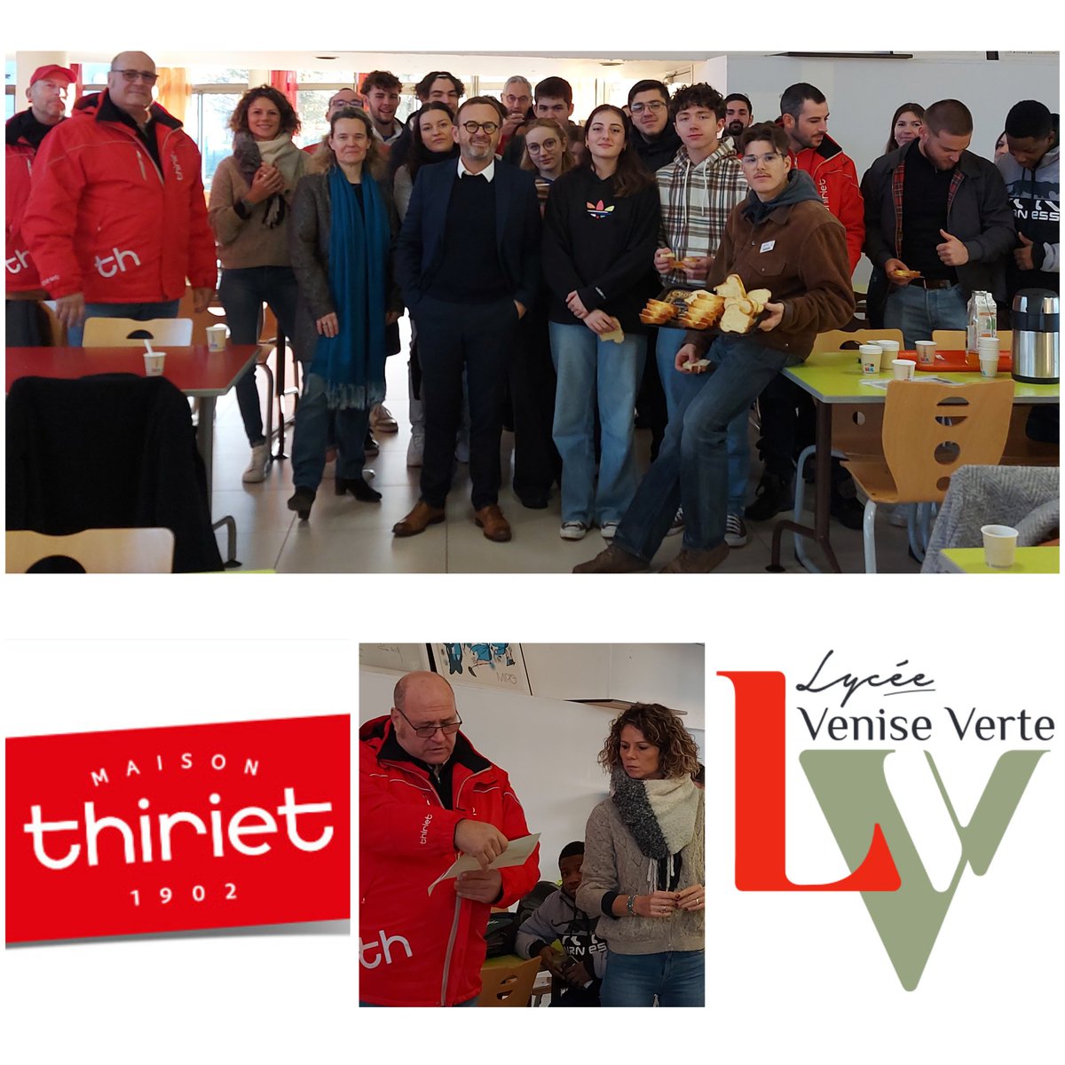 LvvNumerique's tweet image. Retour sur la semaine au lycée #VeniseVerte @NiortAgglo : C'était la semaine du raid #Thiriet, produits surgelés  : 👏 à nos étudiants et apprentis de #BTS #NDRC 🙏 aux enseignantes et encadrants ! @salliouxbel @acpoitiers @DSDEN79 @cfaacademique @DrillaudEstelle