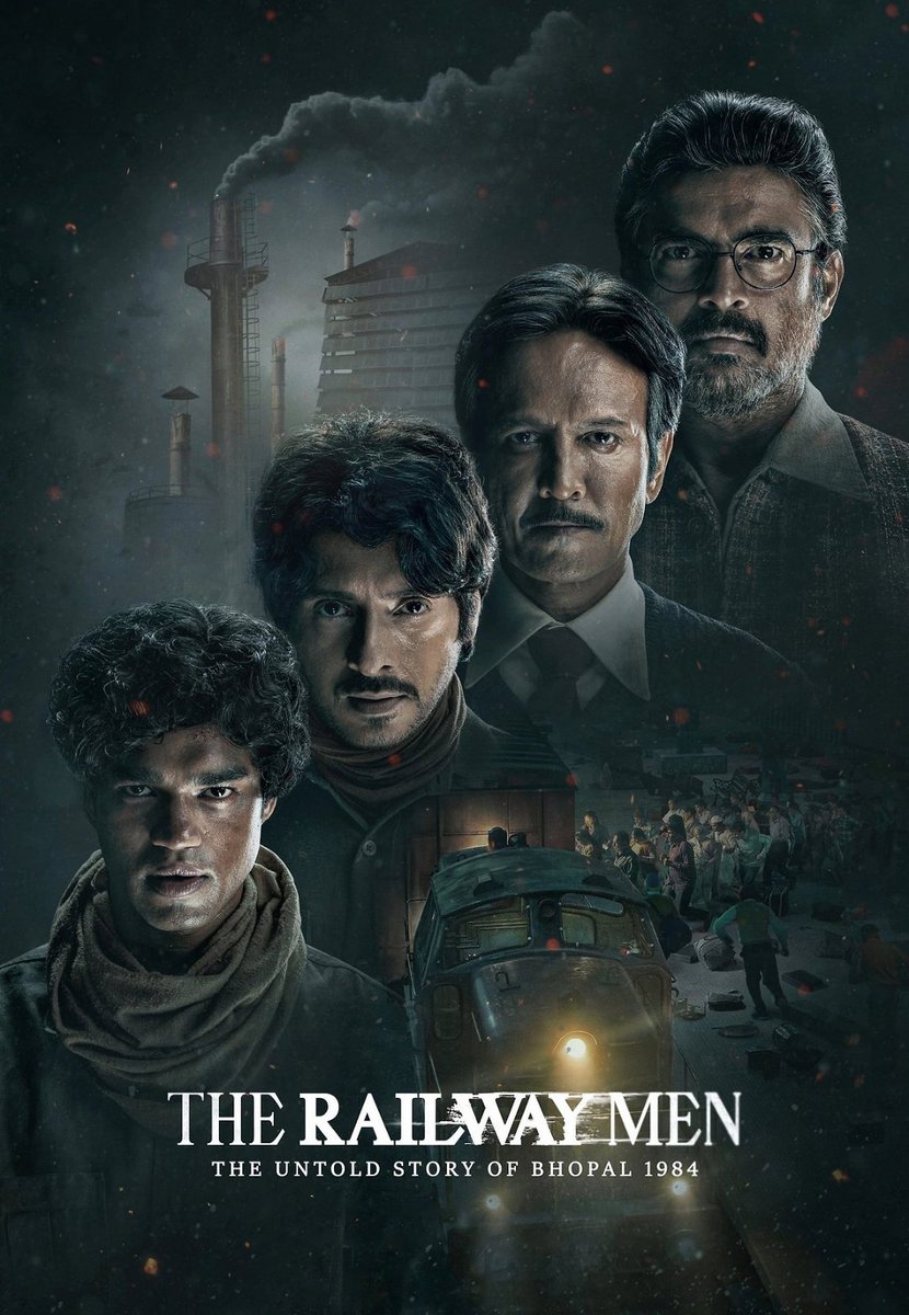 #TheRailwayMen - All about unsung Railway dept heros during Bhopal Gas Tragedy An impactful content. Especially the way they connected the original footages is tremendous We can call this a TRIBUTE @kaykaymenon02 Award worthy performance 👏 A MUST WATCH Series Rating - 3.5/5