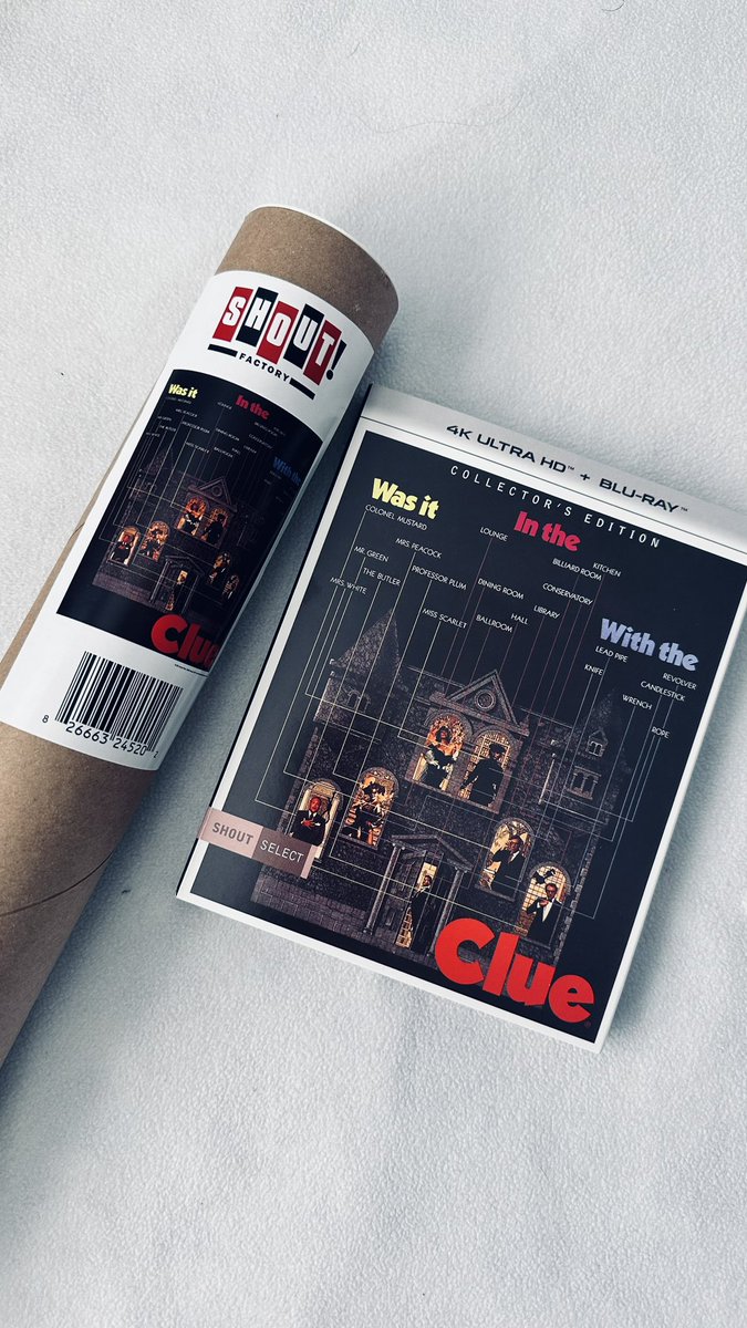 Did you get a #Clue? #ShoutStudios #ClueMovie #ClueTheMovie #4k