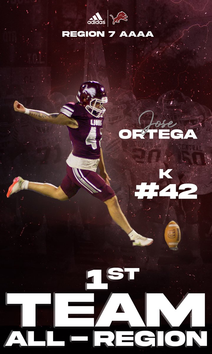 All Region Kicker of the Year 
Jose Ortega