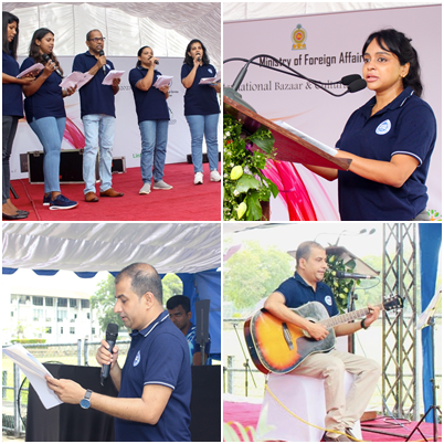 SLdiplomats's tweet photo. The International Bazaar &amp; Cultural Extravaganza-2023, a collaboration between #SLFSA and Good Market, in support of the  children's neurosurgical project at the Lady Ridgeway Hospital, concluded today, with a vibrant display of diverse cultural experiences. https://t.co/Yhv6meVM7D