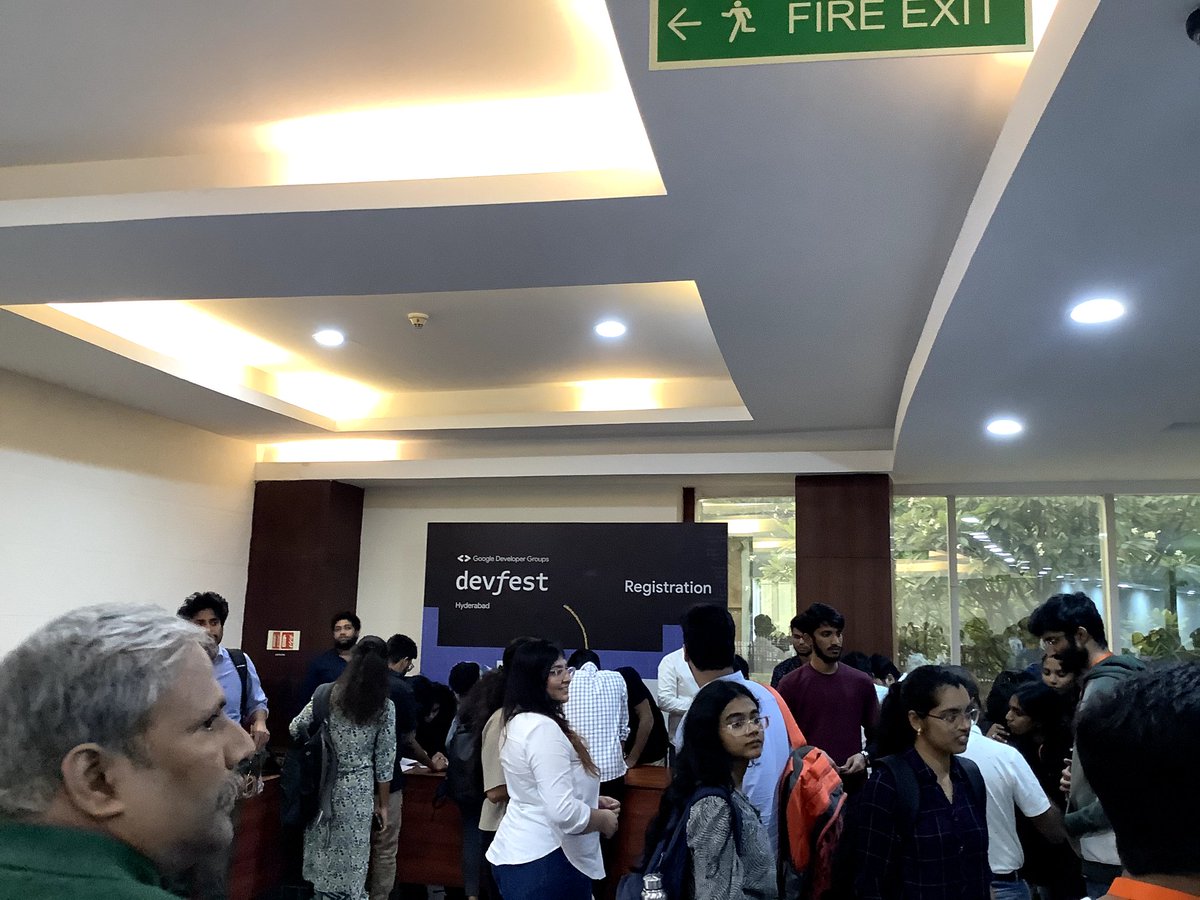 'Immersive day at #DevFestHyd! 🚀Grateful for the insights from stellar speakers .The event was a deep dive into the cutting-edge realms of technology, featuring distinguished speakers who illuminated the audience on #Web3, ML, automation, and Gen AI #DevFest #TechTrends #Google