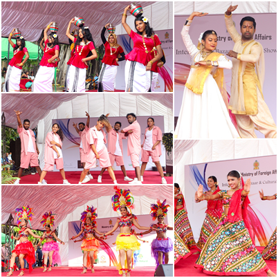 SLdiplomats's tweet photo. The International Bazaar &amp; Cultural Extravaganza-2023, a collaboration between #SLFSA and Good Market, in support of the  children's neurosurgical project at the Lady Ridgeway Hospital, concluded today, with a vibrant display of diverse cultural experiences. https://t.co/Yhv6meVM7D