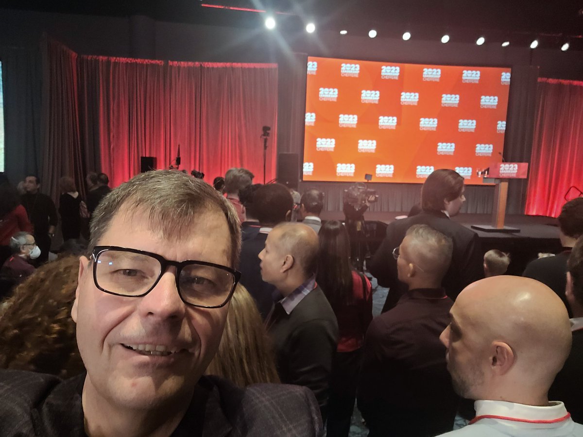 Getting ready for the announcement of our New Ontario Liberal Party Leader.