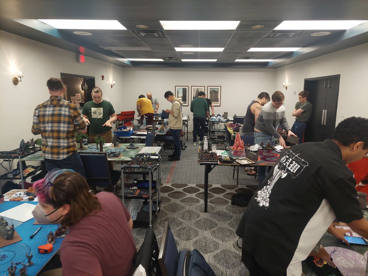Warzone Sigmar Round 1 is in the books! 24 players, capping out our first year and everyone's having a great time!