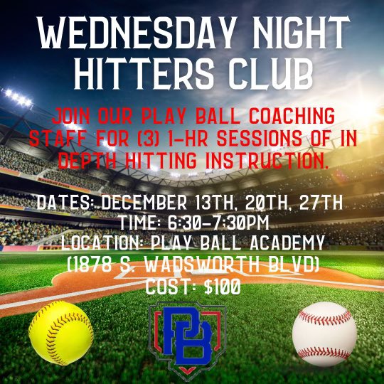 Play Ball Baseball Softball Academy tweet media