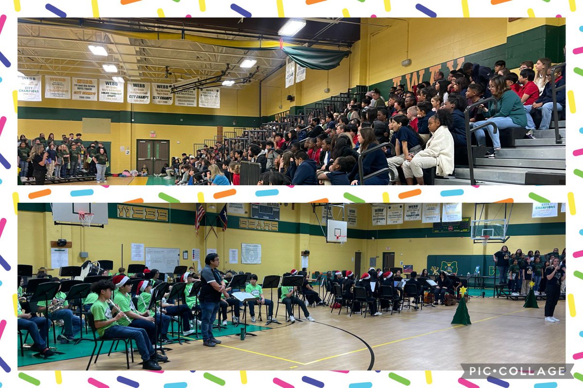 Thanks to our <a href="/webborchestra/">WebbMsorchestra</a> <a href="/WebbMSChoir/">Webb MS Choir</a> <a href="/WebbMSBand/">Webb Bear Band</a> Directors &amp; students who performed at our Fine Arts showcase yesterday! Thanks to the schools who visited 💚<a href="/GISDArts/">GISD Fine Arts</a> <a href="/Magarci2Mary/">Mary Garcia</a> <a href="/JulieMoncrief10/">Julie Moncrief</a> <a href="/stefstew82/">Stefani Stewart</a> 
#Slaythepositive #GISDExperiencethemagic