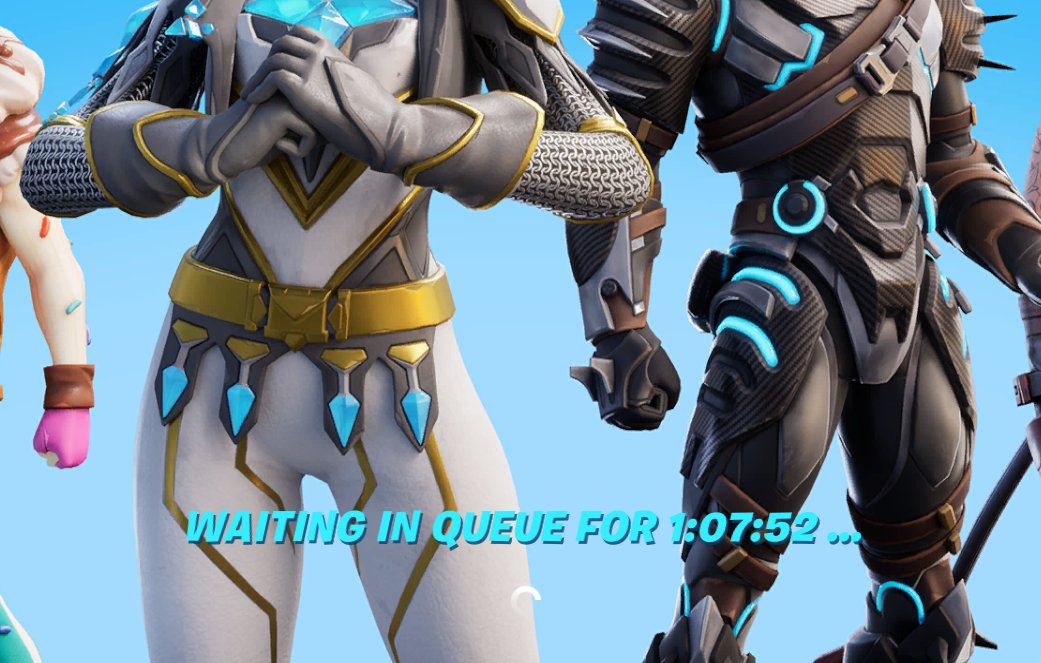 cup2ful's tweet image. I WAS WAITING IN THE FORTNITE QUEUE FOR 30 MINUTES AND THEN IT DOES THIS TO ME