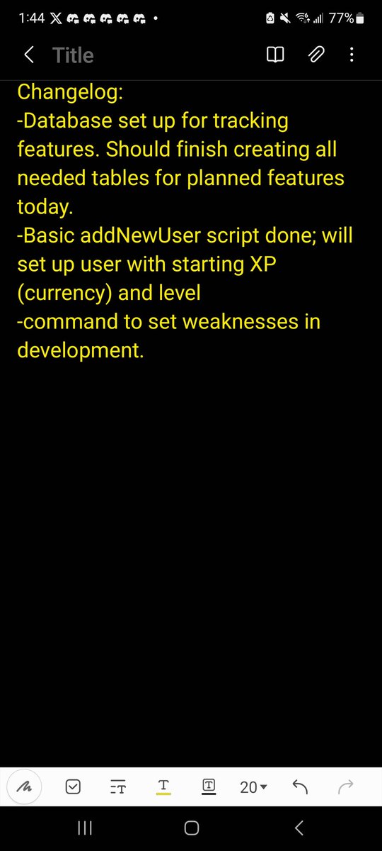LimitbreakerWB's tweet photo. WB discord server bot updates in photos. 

New planned feature: Corporations! Make Goon Inc strong!

(Totally not planning to make my own Corp alt account wdym)

Mostly infrastructure so far with database set up. Stay tune~

#goon #goonette #wankbattle #wankbattles https://t.co/Aa3nq8XQ1d