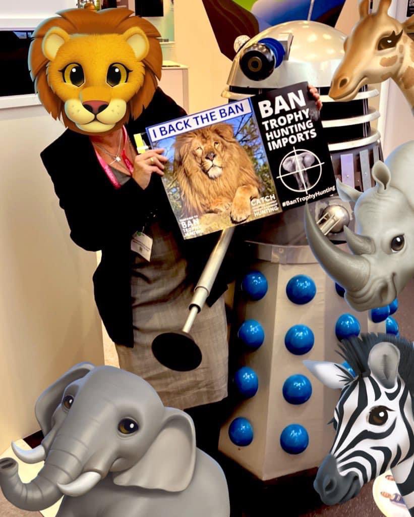#DrWho #Dalek #Donna PLEASE sign the petition telling @RishiSunak to HONOUR his party’s promise to #BanTrophyHunting 🦁 It could be #FensLaw or whatever the spaceship said Click here - only 750 needed to hit 20,000 🙏 - share RT petition.parliament.uk/petitions/6503… #TARDIS