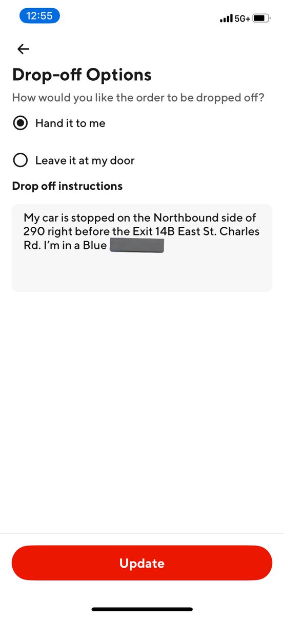 joshousing's tweet photo. Will Door Dash deliver while I wait on my car to be towed? https://t.co/IqNoGpr84s