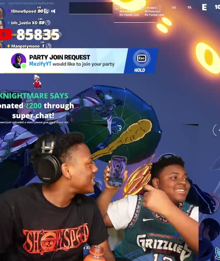 Fusi9n's tweet photo. Bro flexed his beast gohan on stream 😭😭 https://t.co/qhaarX1fOo