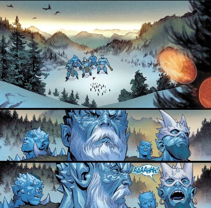 That time Thor yelled at the sky...
And it listened.