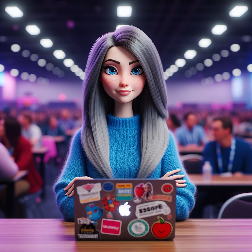 nicolelipps's tweet photo. "Thoroughly enjoying the creative process with @MSFT365Designer! Still fine-tuning my Pixar-style image, but the journey is just as fun as the destination. #RenderMe3D #MSFT365Magic" https://t.co/maL7UbAXIV