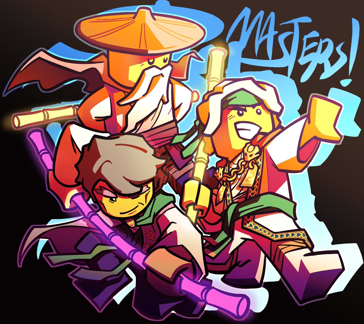 마스터! 마스터! 
#ninjago #ninjagofanart