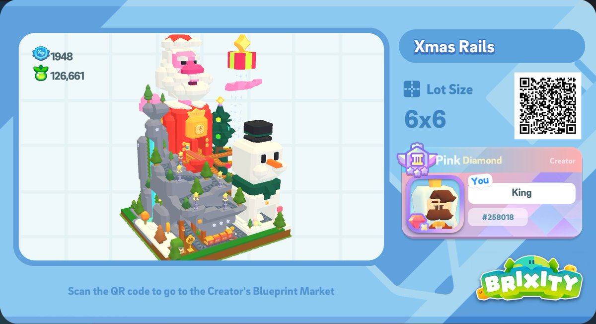 ArtKB67's tweet photo. The Xmas Rail 🚊 for a sweet holiday ride @playbrixity #BRIXITYHolidayChallenge https://t.co/39mHPfPXwf